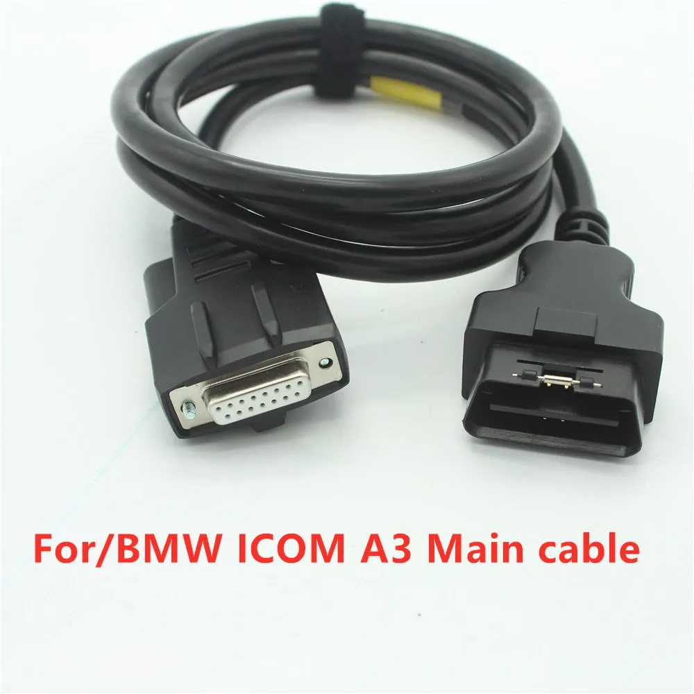 BMW ICOM NEXT A3 Diagnostic Programming Interface Cable OBD2 16pin To 15pin Car Cable ICOM A3+B+C Coding Connect A3 Cables