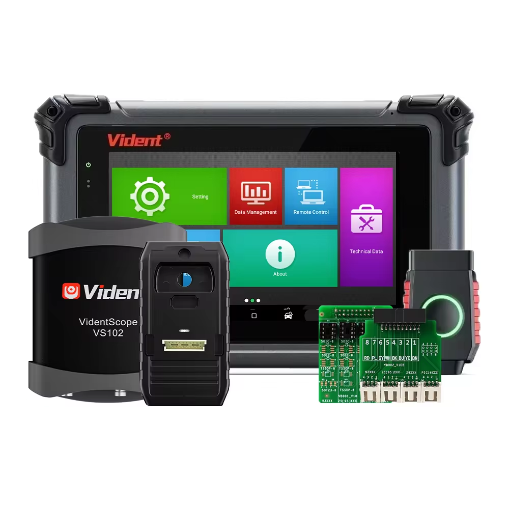 Vident iSmart800Pro BT OBD2 Car Diagnostic Tools 40 Reset Function IMMO Key Programmer Active Test Auto Scan With Oscilloscope