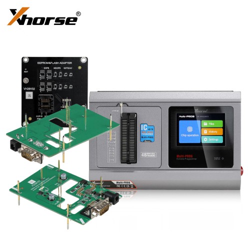 Xhorse Multi Prog Multi-Prog Programmer with VH24 VH29 VH30 VH31 Adapters and MQB48 XDNPM3GL 13 Full Set Adapters