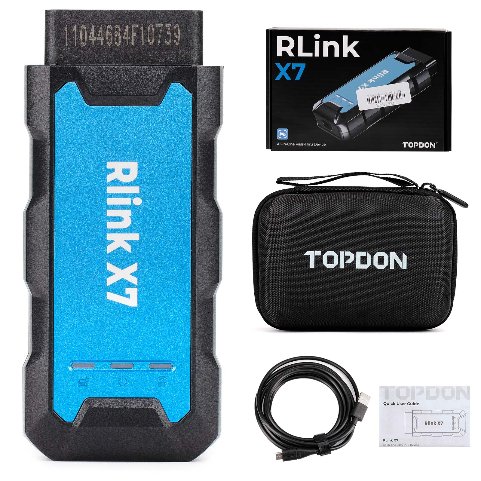 2024 TOPDON RLink X7 for Benz Supports Mercedes Vehicles from 2005 to 2024 Offline Coding/Programming, Unlock Hidden Functions & DoIP