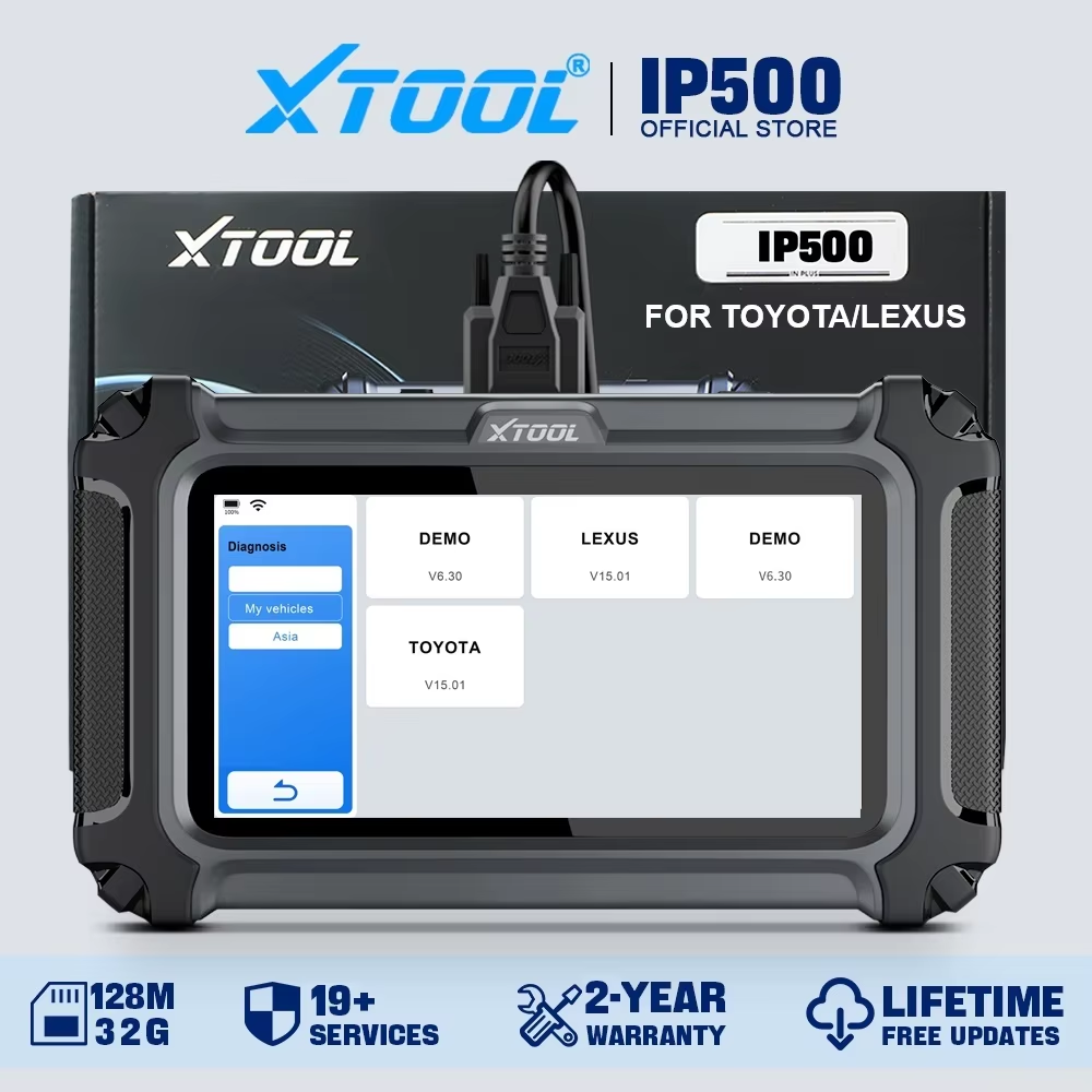 XTOOL InPlus IP500-TLS For Toyota/Lexus/Scion Bidirectional Diagnostic Tools All System OBD2 Automotive Scanner Auto VIN All Service