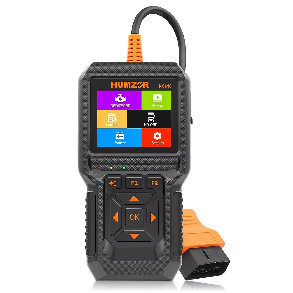 HUMZOR NC610 12V/24V Code Reader OBD 2 Engine J1939 Car Automotive Scanner for Truck ODB2 NexzCheck NC 610 Diagnostic Auto Tools