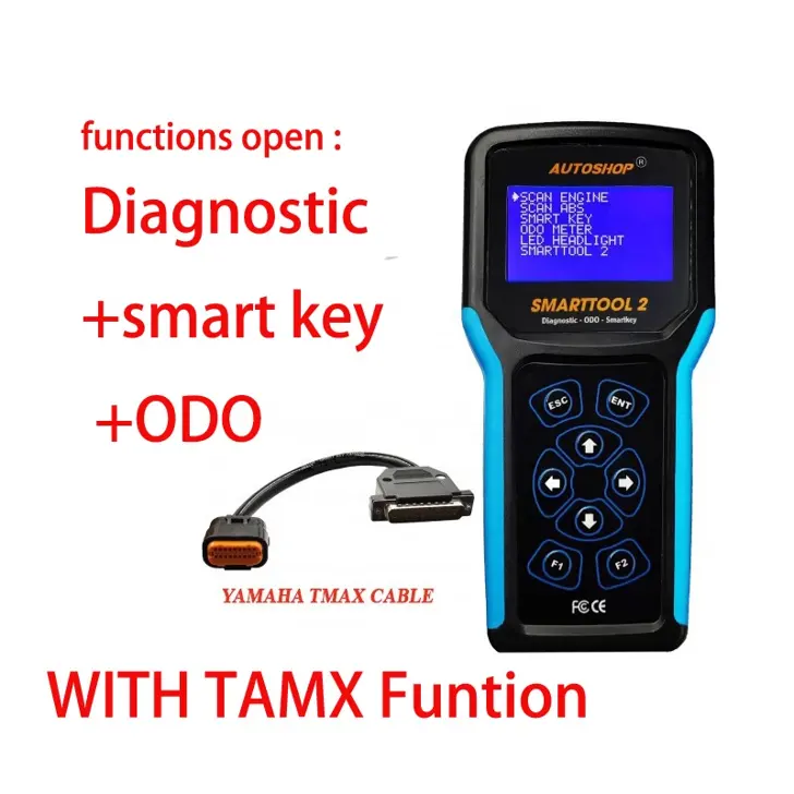 Motorcycle Scanner SMART TOOL2 Including Full System Diagnostic, Programming Smart Key ,ODO Adjust And Yamaha Tmax Function