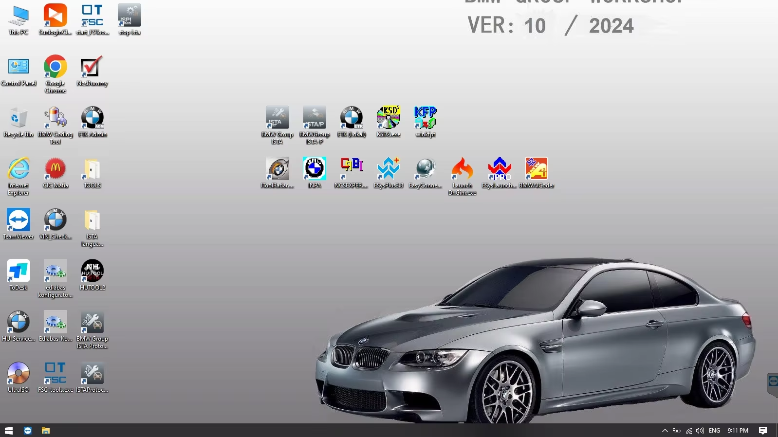 V2024.10 BMW ICOM Software 1TB SSD ISTA-D 4.49.40 ISTA-P 3.71.0.200 with Engineers Programming with Win10 System