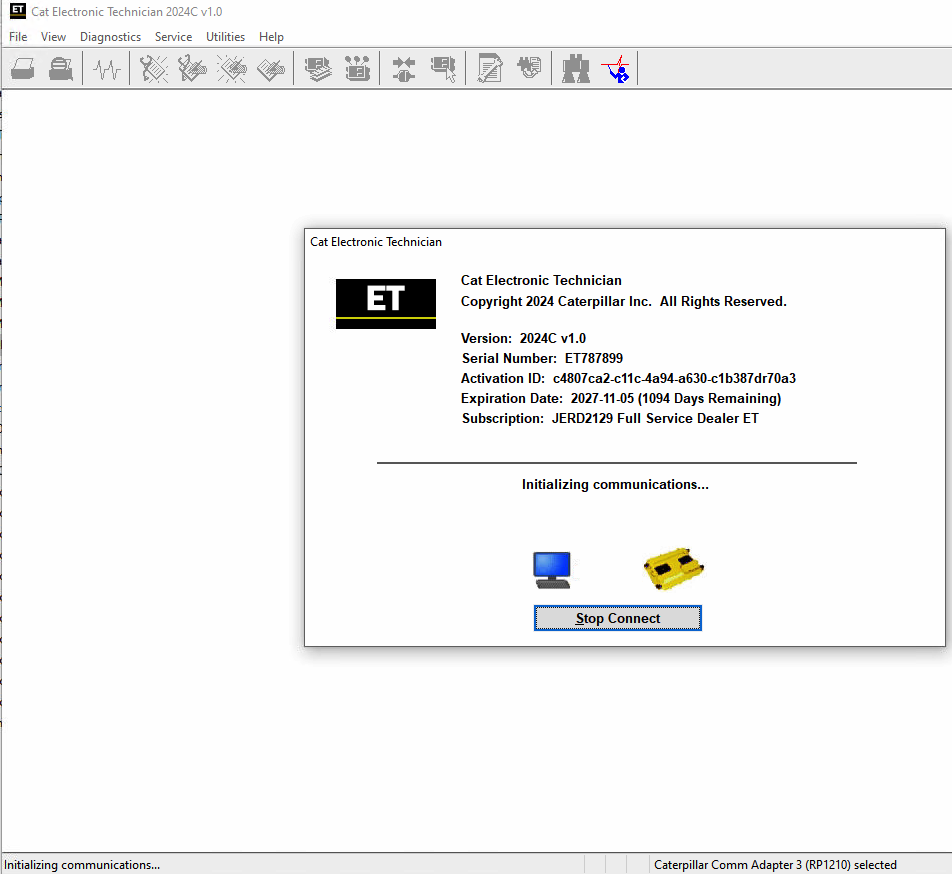 2024.11 Caterpillar Cat ET 2024C Electronic Technician Diagnostic Software 2024 Latest Version