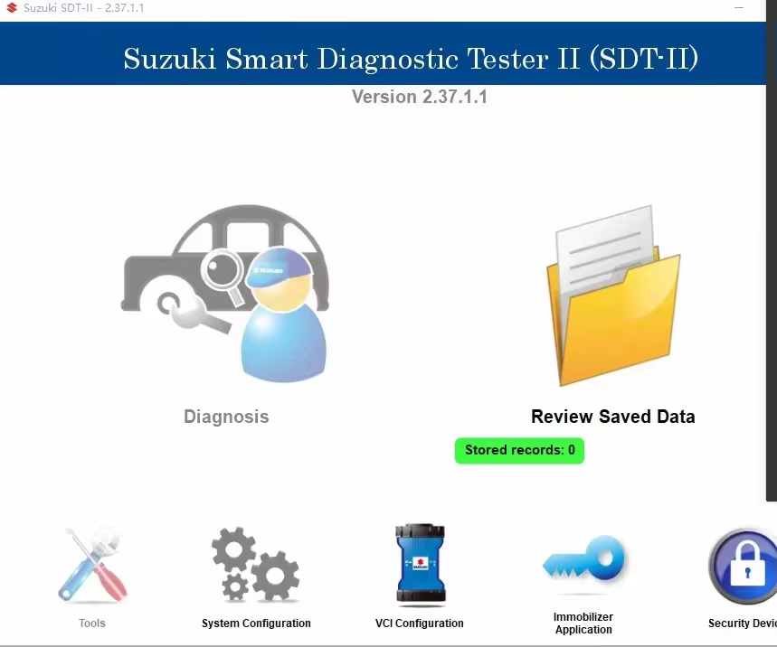 2024.03 Suzuki SDT2 SDT-II Diagnsotic and ECU Programming Software V2.37.1.1