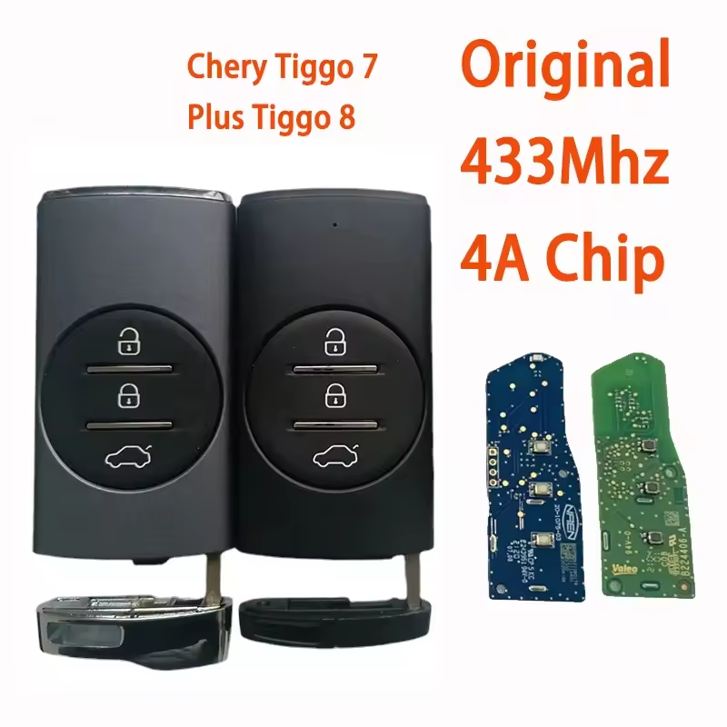 Original 4A Chip 433MHz Keyless Go Car Remote Key For Chery Exeed Vantas TX TXL LX New Tiggo 3X 5X 7 Plus 8 Plus