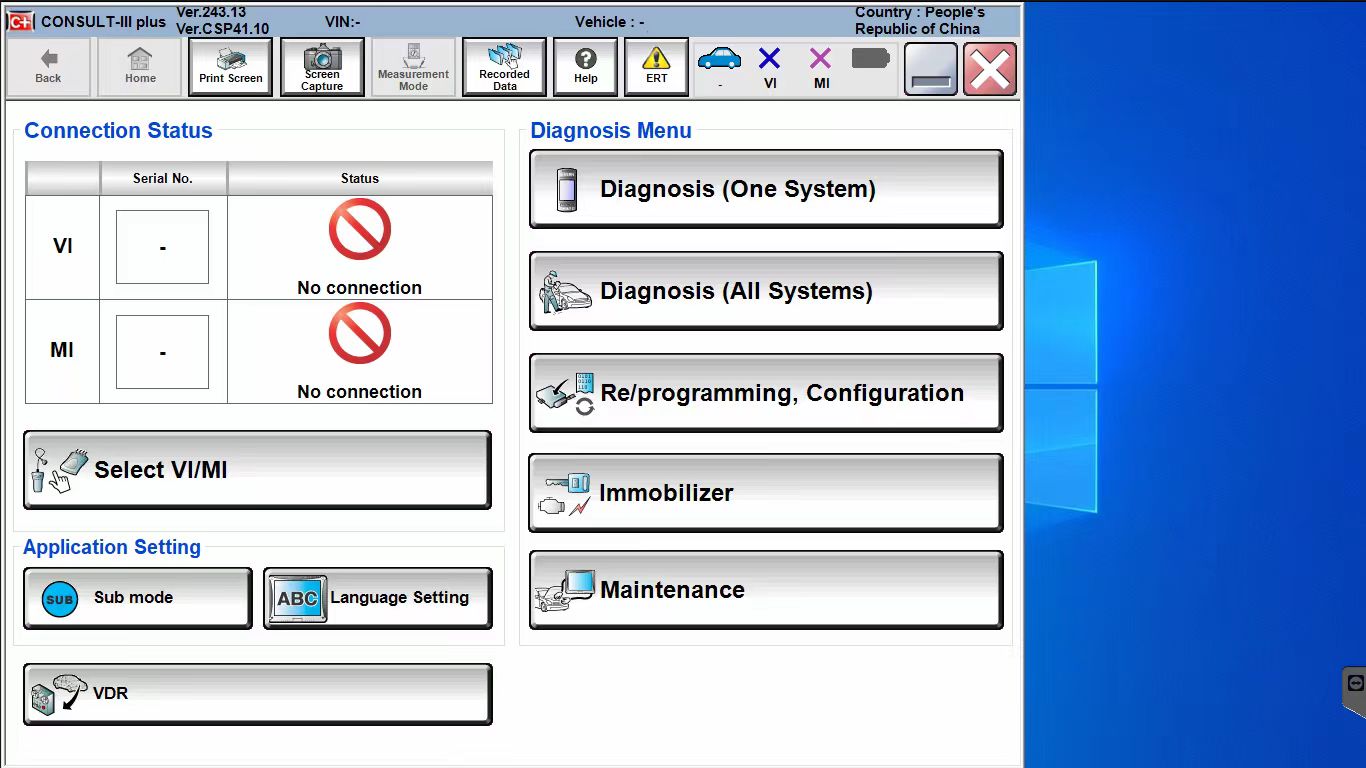 2024 Latest Version Nissan Consult III Plus Nissan Consult 3 Plus 243.13 Diagnostic Software Support Immobilize And ECU Programming