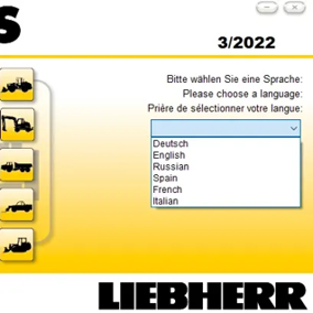 Liebherr Lidos 2022.03 All Parts Catalog & Service Repair Manual Complete Set Offline 1 Time Free Activation