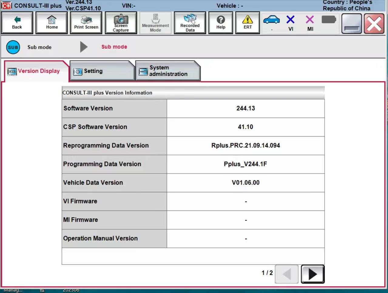 2024 Latest Version Nissan Consult III Plus Nissan Consult 3 Plus 243.13 Diagnostic Software Support Immobilize And ECU Programming