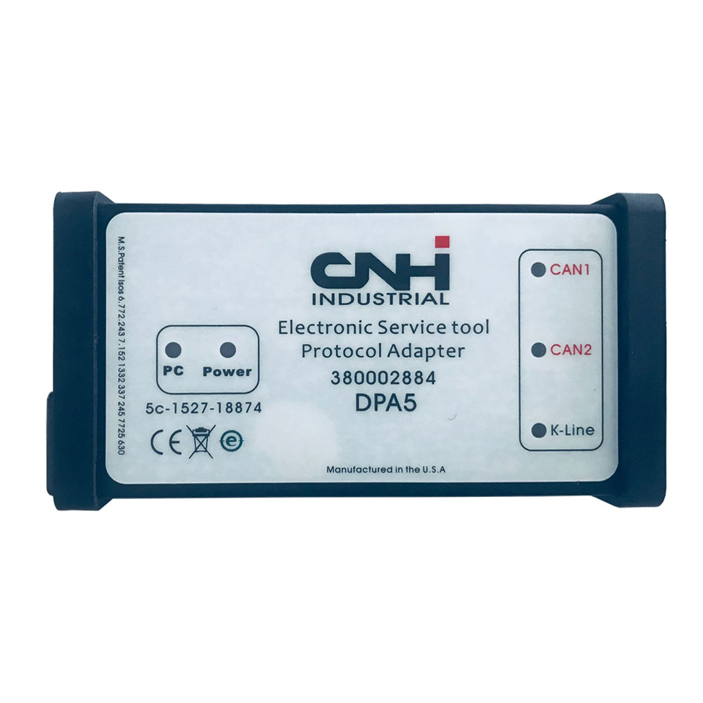 New Holland Electronic Service Tools (CNH EST 8.6/ 9.11 engineering Level) + Diagnostic Procedures + White CNH DPA5 kit diagnostic tool