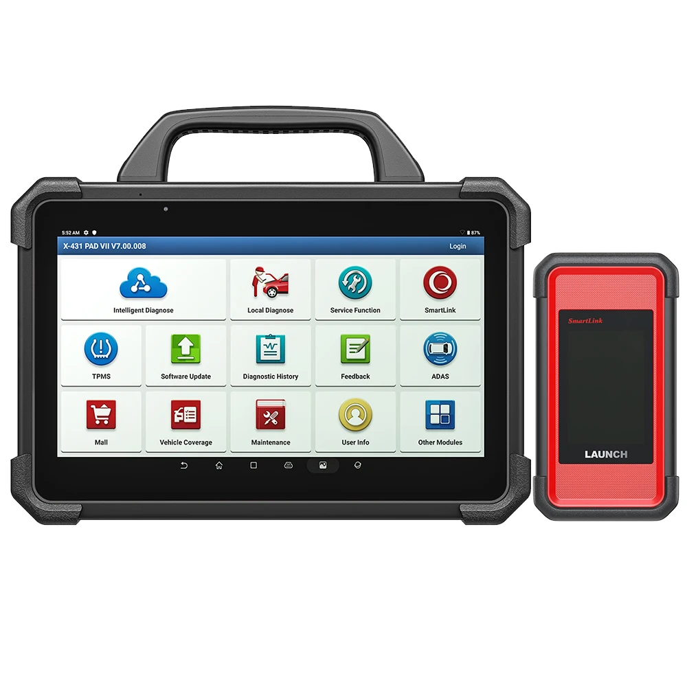 LAUNCH X431 PADVII Elite Car Diagnostic Tools PAD7 PAD VII J2534 Smartlink Automotive Scanner Auto Diagnostic Online Programming