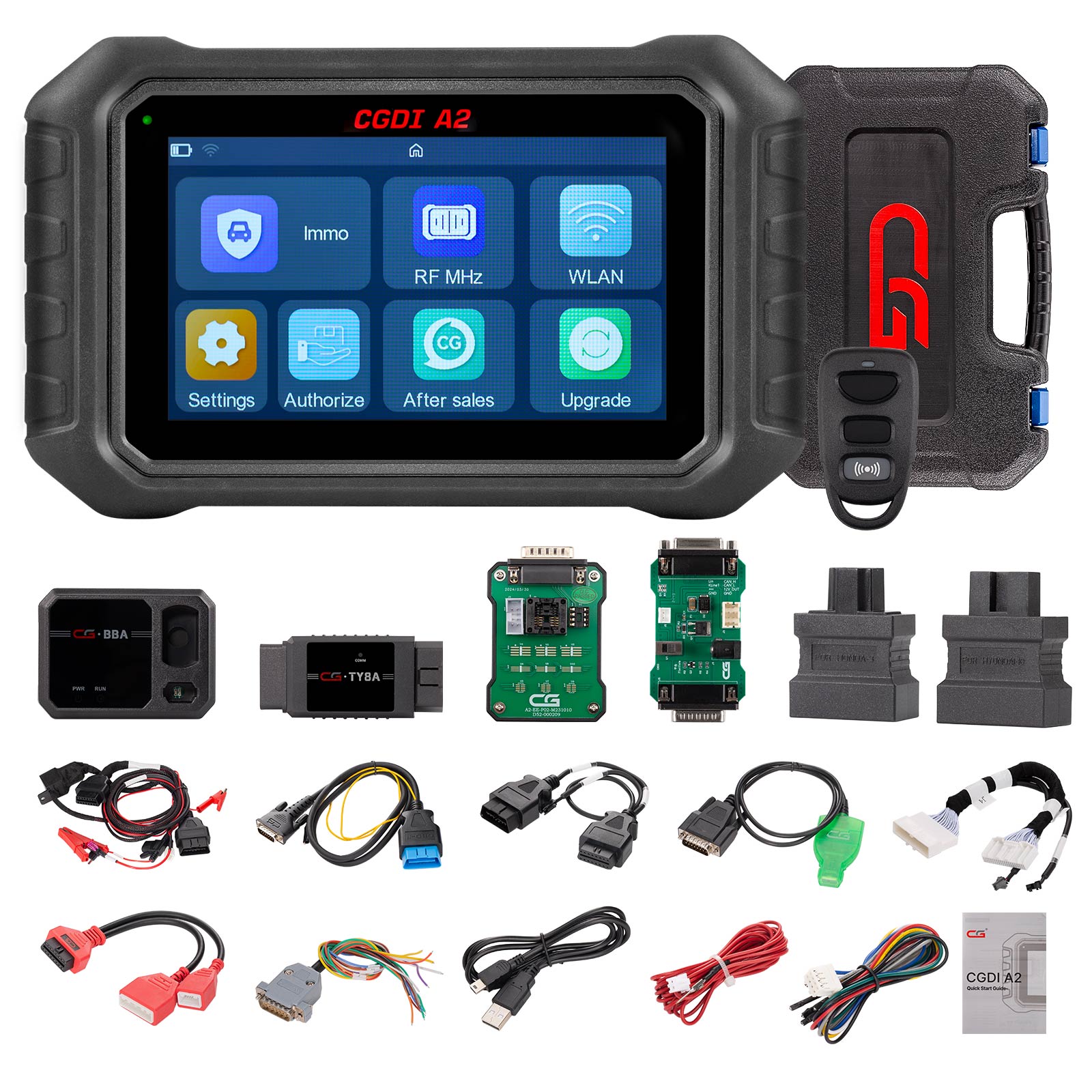 2025 New CGDI A2 Premium Edition IMMO Matching Frequency Detection WiFi Connectivity Support BMW G Series BDC2 No Annual Fee