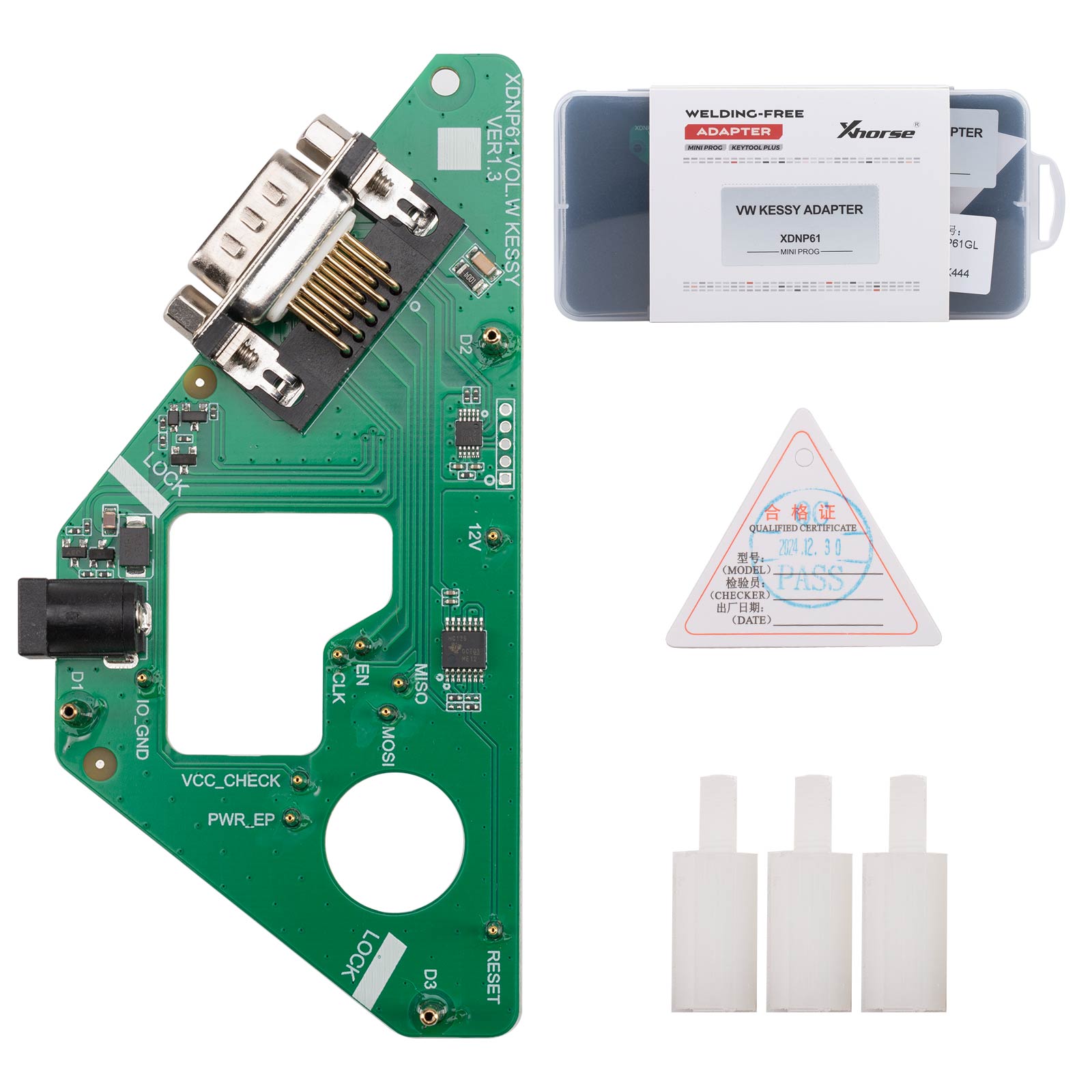 XHORSE XDNP61GL VOL.W KESSY Solder-Free Adapter Read IMMO Data without Disassembly Used with Multi-PROG/ Key Tool Plus