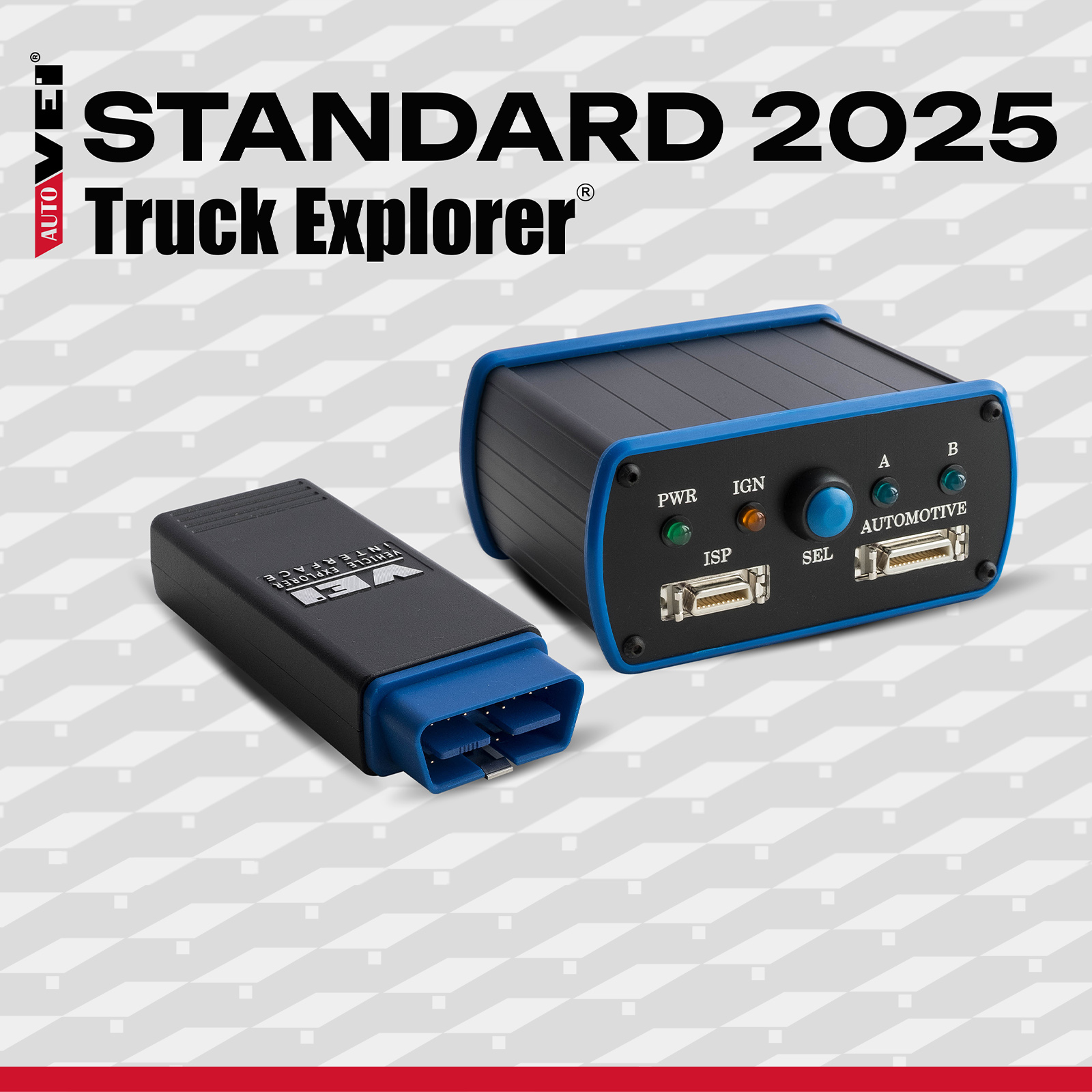 AutoVEI Truck Explorer Standard 2025 Updated Trucks Programming & Diagnostic Tool with 700 Tokens