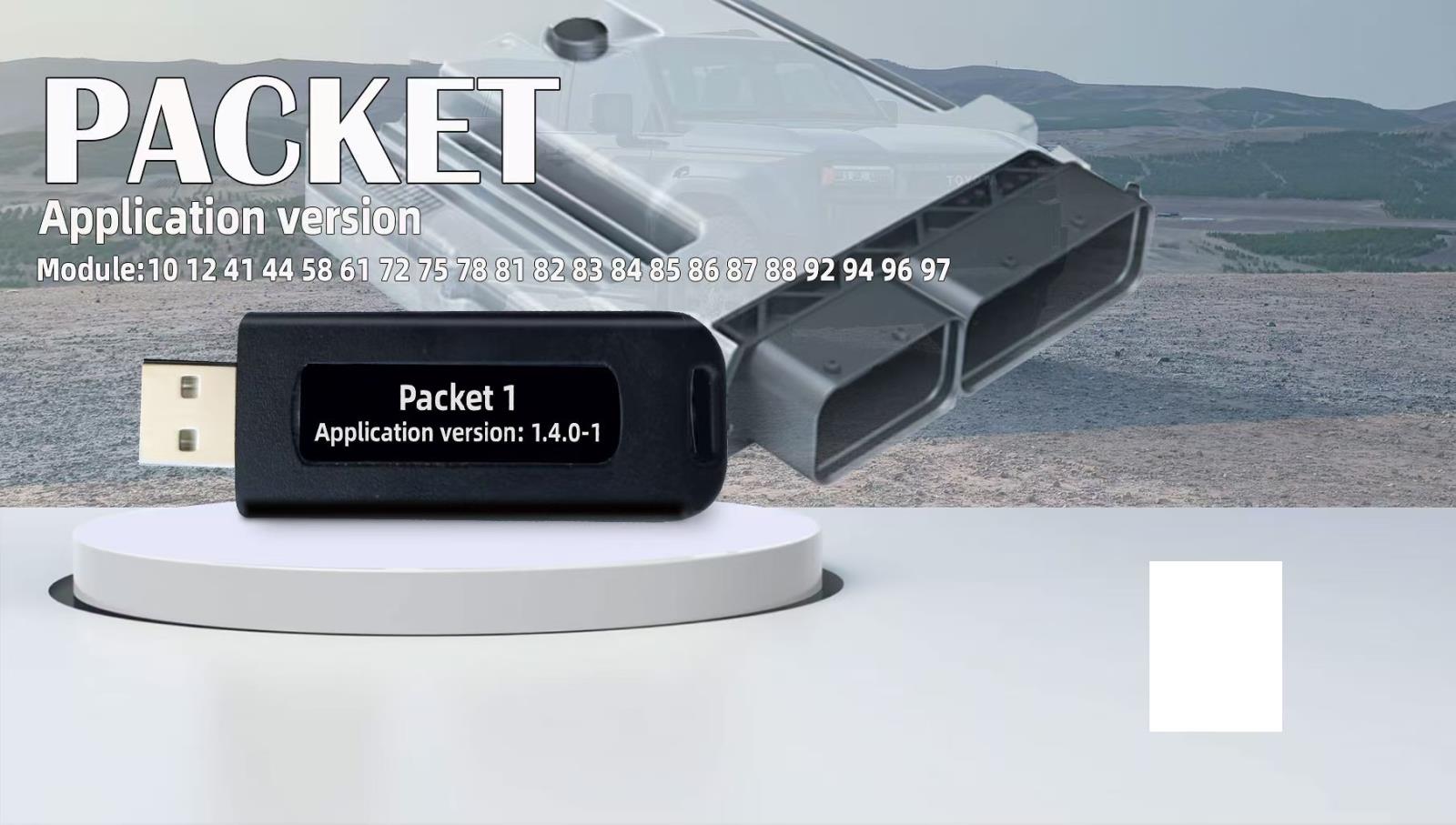 Pcm 1.40 Packet 1 USB Dongle with License Module 10 12 41 44 58 61 72 75 78 81 82 83 84 85 86 87 88 92 94 96 97 support Gearbox Reading writing checksum correction
