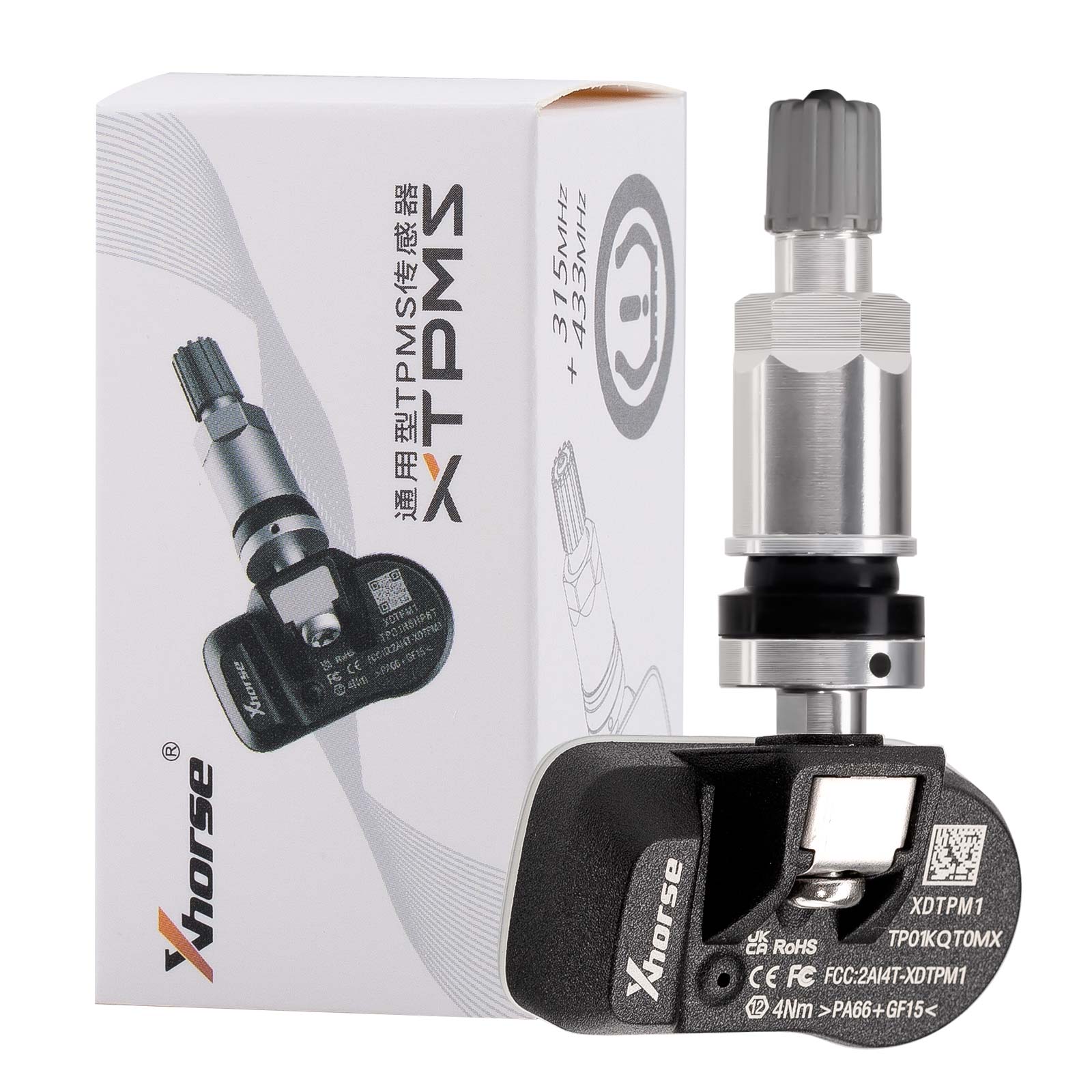 2025 Xhorse XDTPM1EN TPMS Sensor Universal Programmable XTPMS Sensor Support 315/433Mhz Work with Key Tool Max Pro/ Key Tool MIDI