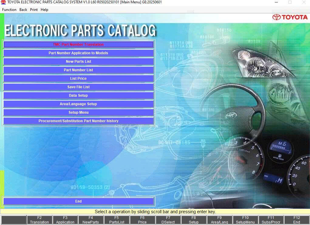 2025.06 Toyota & Lexus All Regions EPC Electronic Parts Catalogue