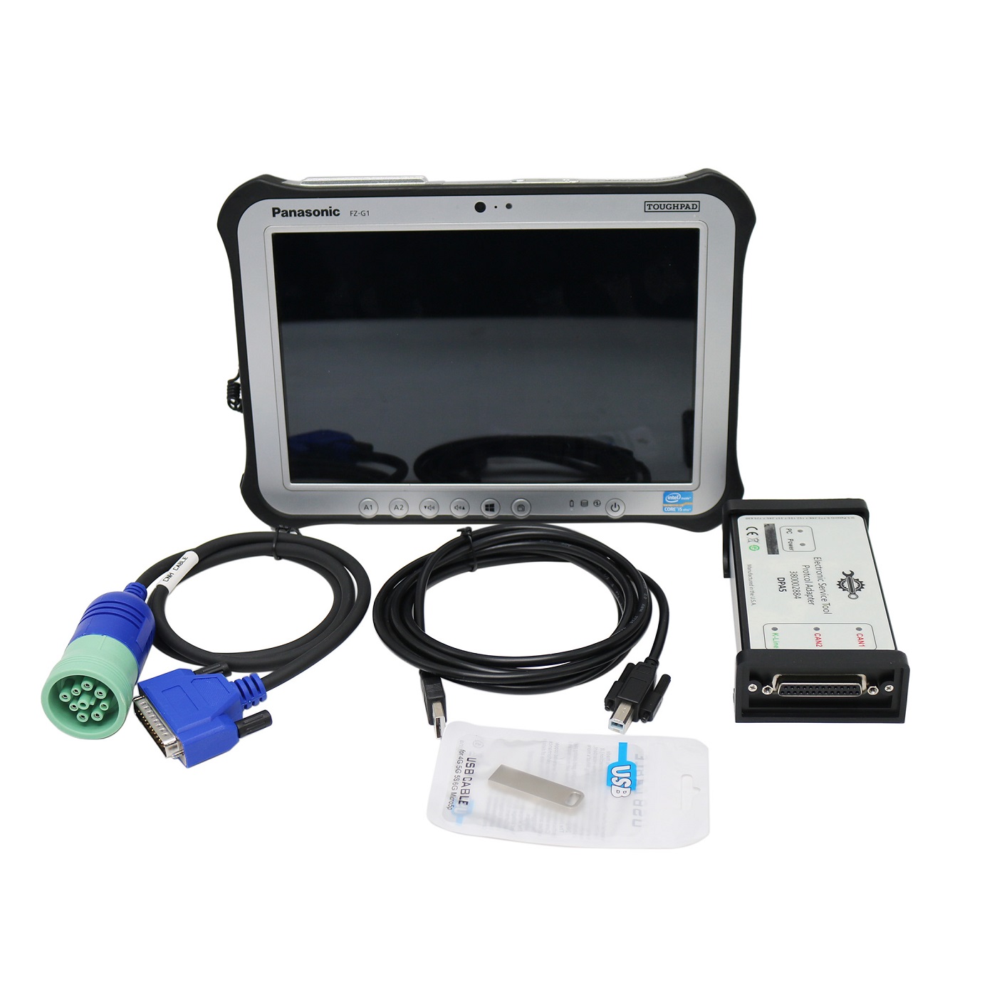 New Holland Electronic Service Tool CNH EST 9.12 Engineering Level Kit DPA 5 Diagnostic Tools Plus Panasonic FZ-G1 Tablet Ready to Use