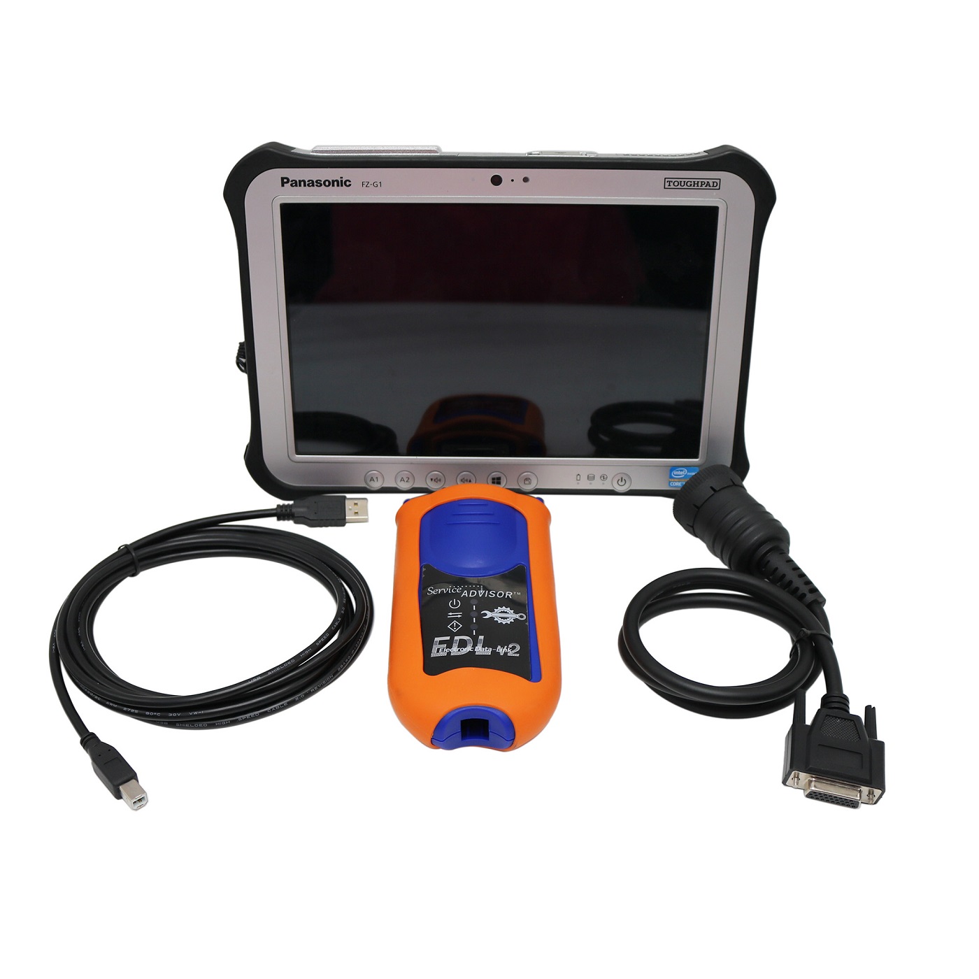 John Deere Service Advisor EDL V2 Electronic Diagnostic Tool Plus Panasonic FZ-G1 Tablet With V5.3.225 AG+ CF Software