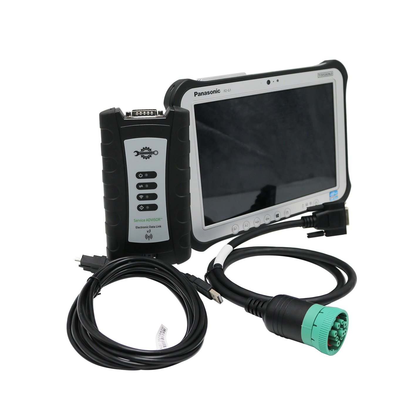 John Deere Service Advisor EDL V3 Electronic Data Link Diagnostic Tool With V5.3.225 AG+ CF Software Plus Panasonic FZ-G1 Tablet Ready To Use