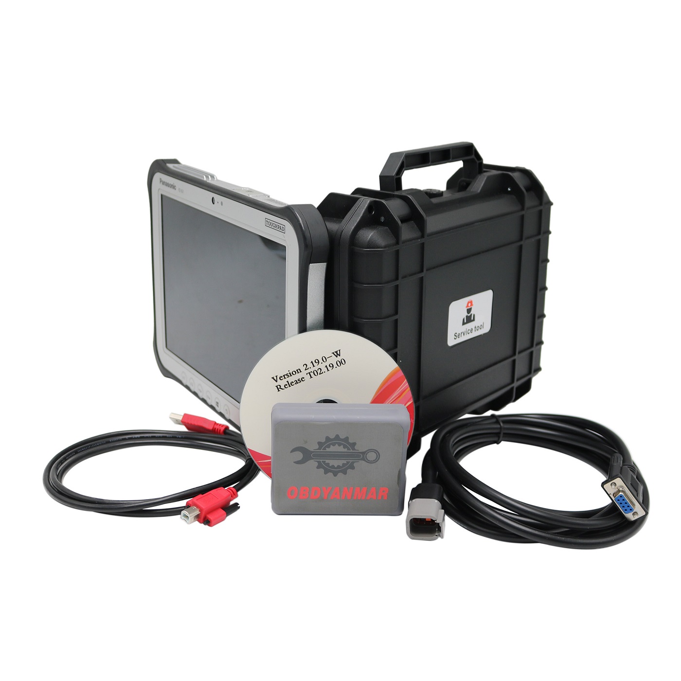 2024.03 Yanmar Diagnostic Tool For Diesel EFI Engine Excavator Tractor Agriculture Marine Generator V2.42 Plus Panasonic FZ-G1 Tablet Ready To Use