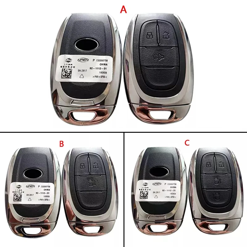 Auto Smart Remote Key for SAIC MAXUS D60 T60 T70 V90 G10 G20 G50 V80 D90 LDV Proximity Smart Car Key Keyless 433Mhz ID47 Chip