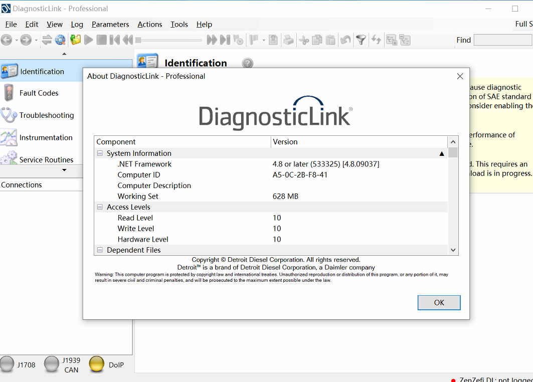 2025.07 Detroit Diesel Diagnostic Link DDDL 8.22 SP0 Level (10-10-10) + Troubleshooting