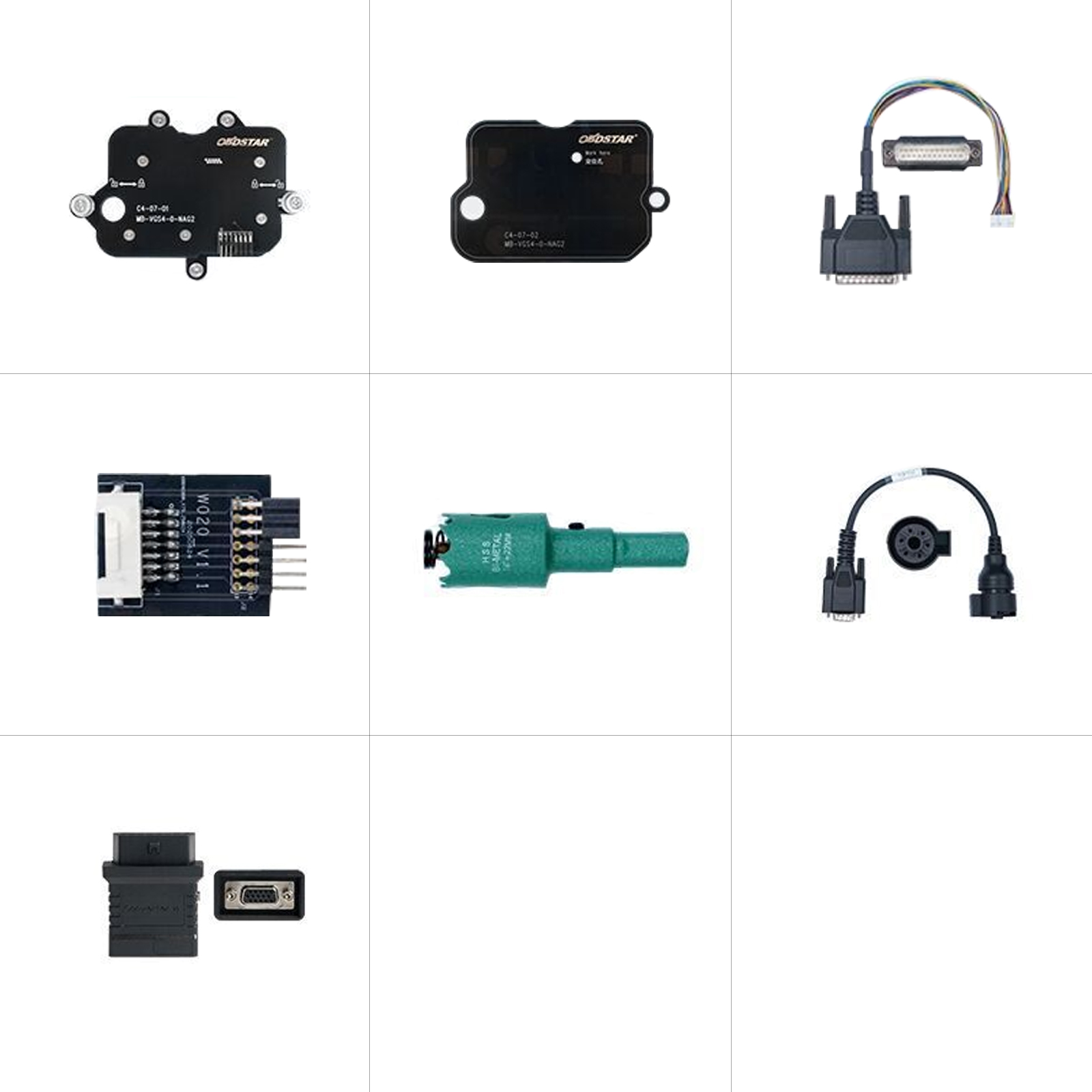 2025 OBDSTAR C4-07(MB-VGS4-0-NAG2) Adapter Kit Full Configuration Included TCM-012 and Converter V2 Adapter For OBDSTAR X300 Classic G3 DC706