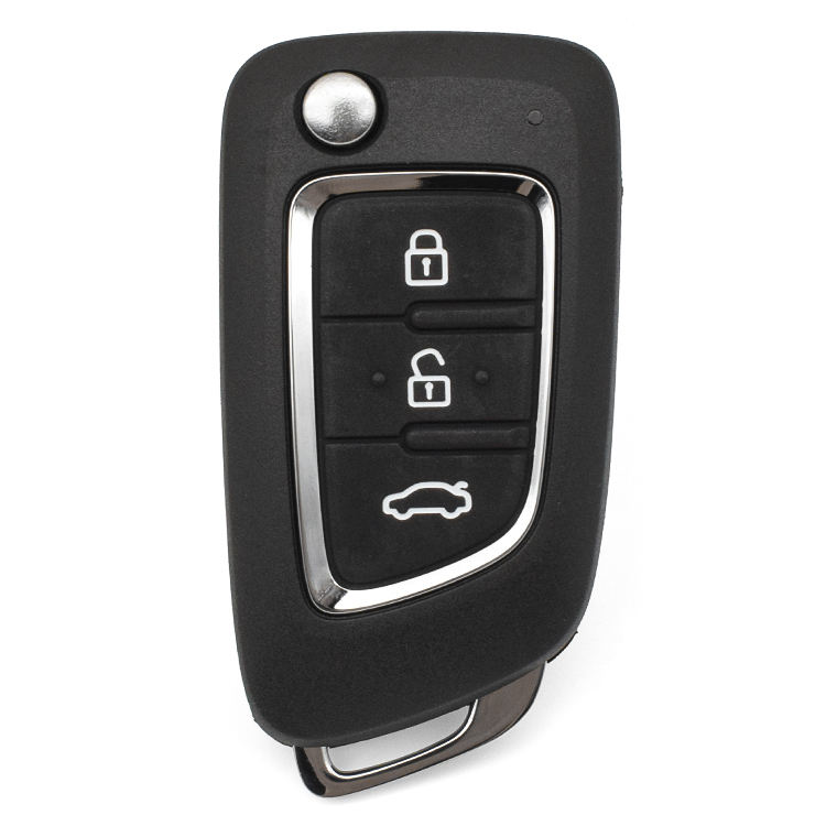 3 Button Folding Flip Remote Key for DongFeng Aeolus A30 AX4 AX7 AX3 AX5 Remote Key No Chip
