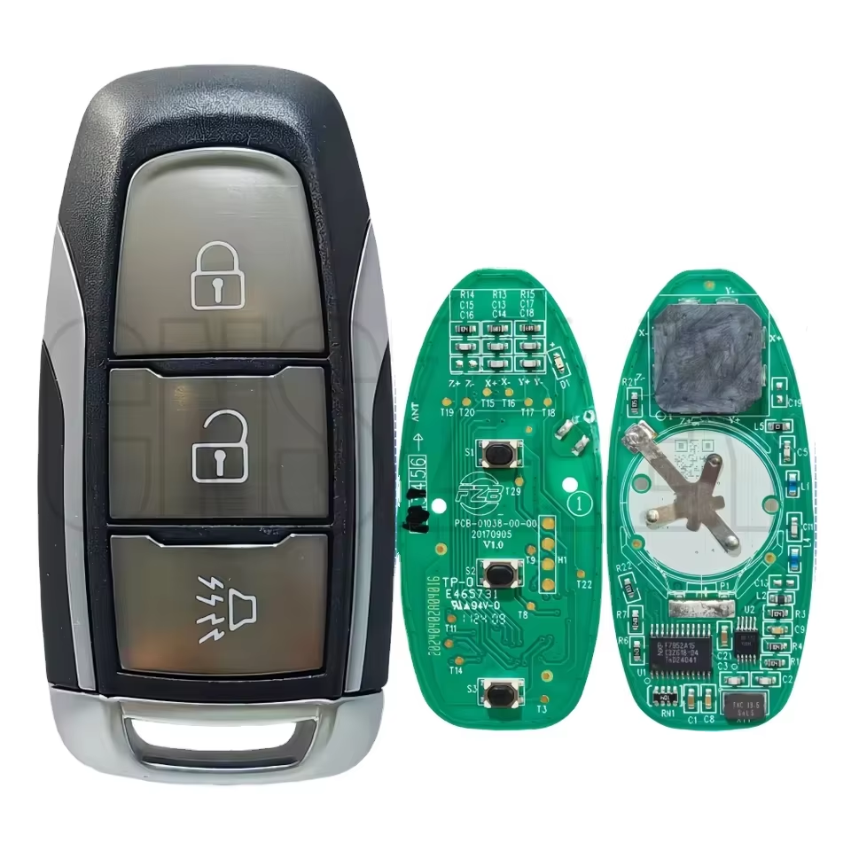 Original Smart Remote Control Key For Nissan Dongfeng Ruigi 7 Paladin Paraso 2022 Car Key 433MHz ASK ID47 Hitag3 Chip
