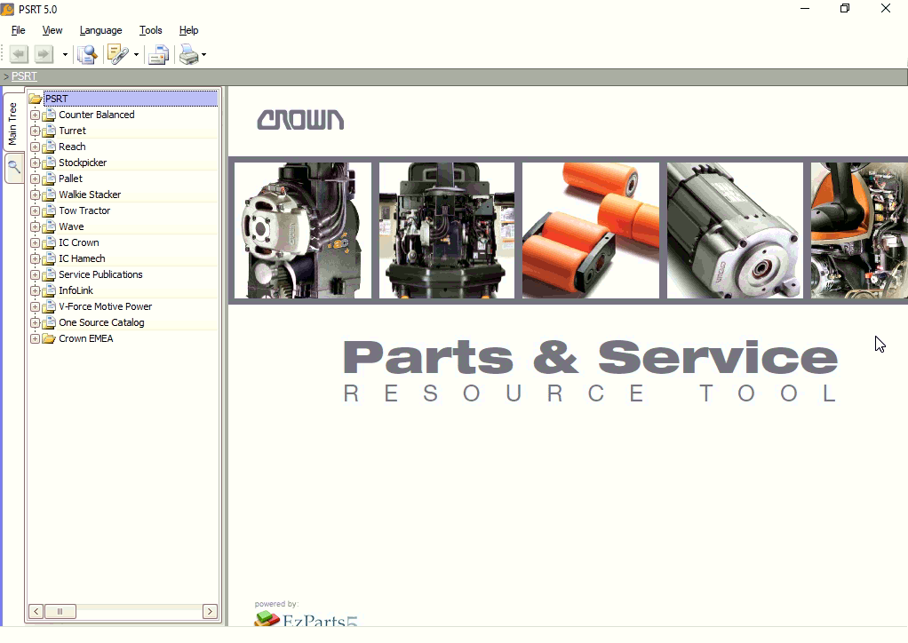 Crown Parts & Service PSRT Resource Tool V12.2020 R518 EU-US-EMEA Never Expire