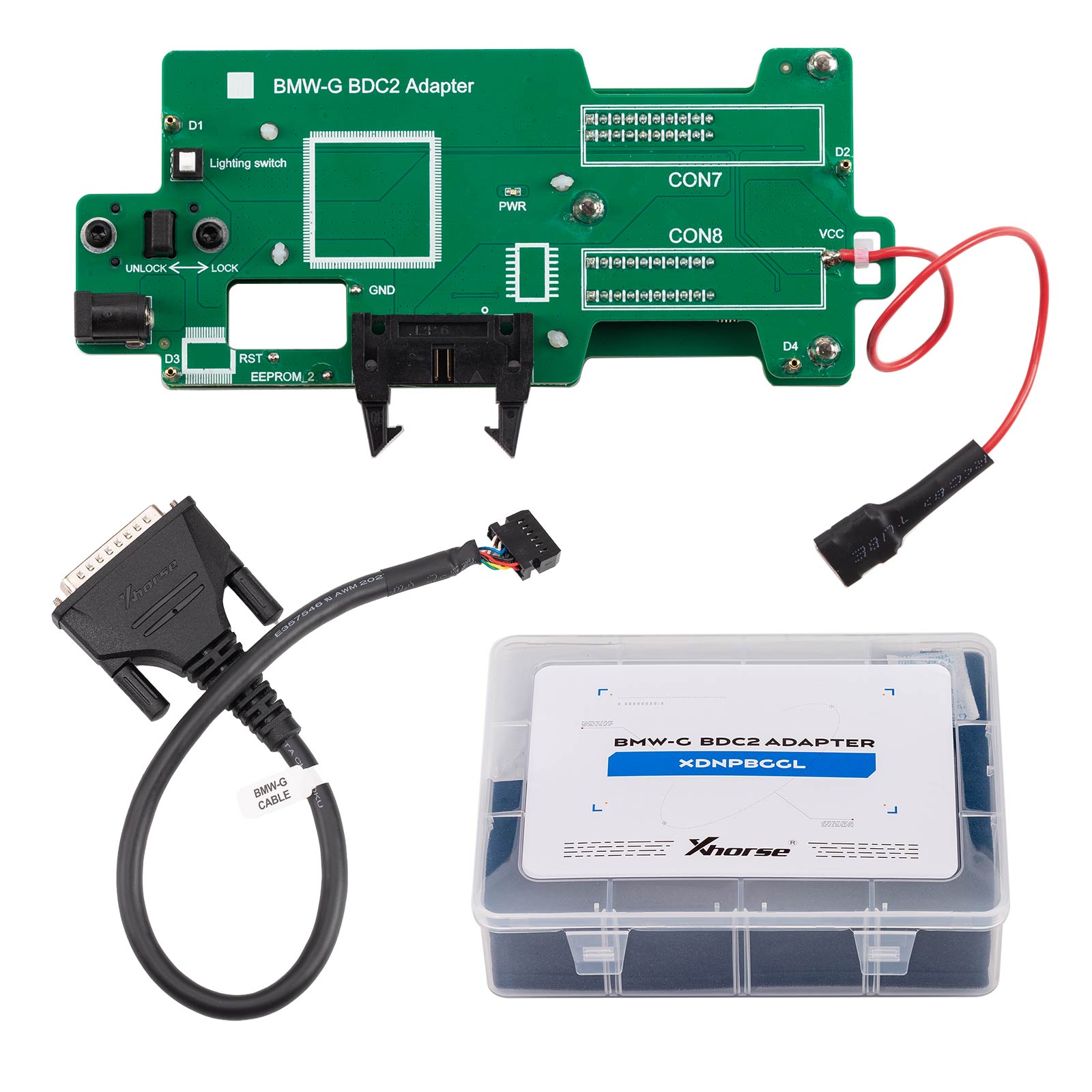 2025 Xhorse XDNPBGGL BMW G Series BDC2 Adapter with Free Software License for Key Tool Plus PAD, VVDI2 and MIDI Advanced Version