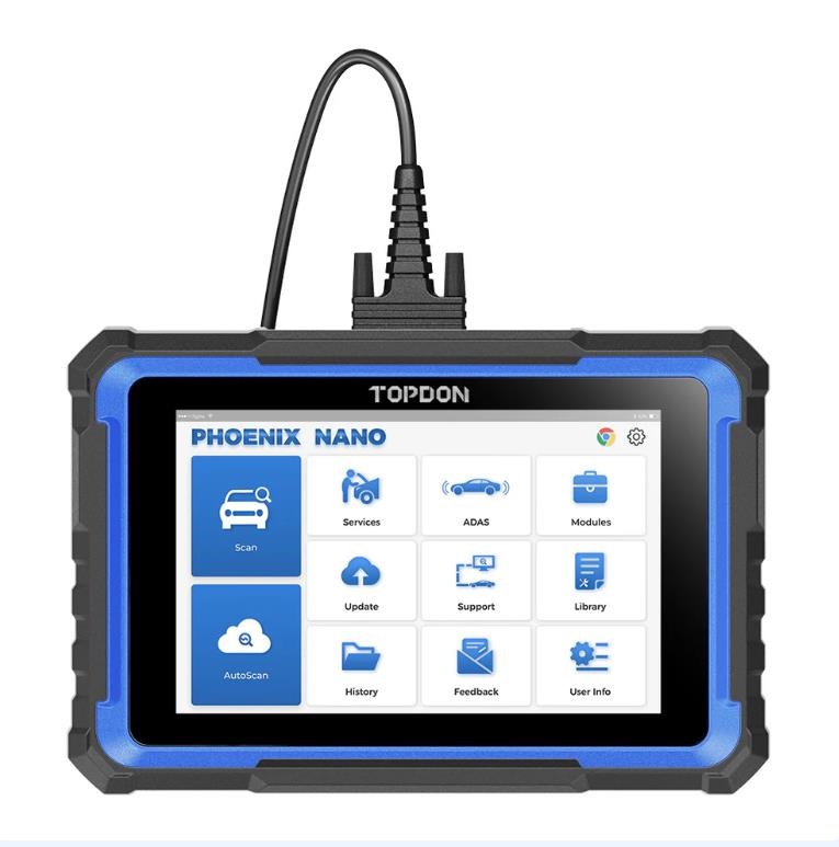2025 TOPDON Phoenix Nano OE-Level Scan Tool Supports CAN-FD & DOIP Protocols Full System Diagnostics