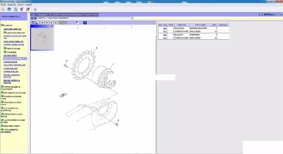Sumitomo Excavator Parts Catalogs [01.2010]
