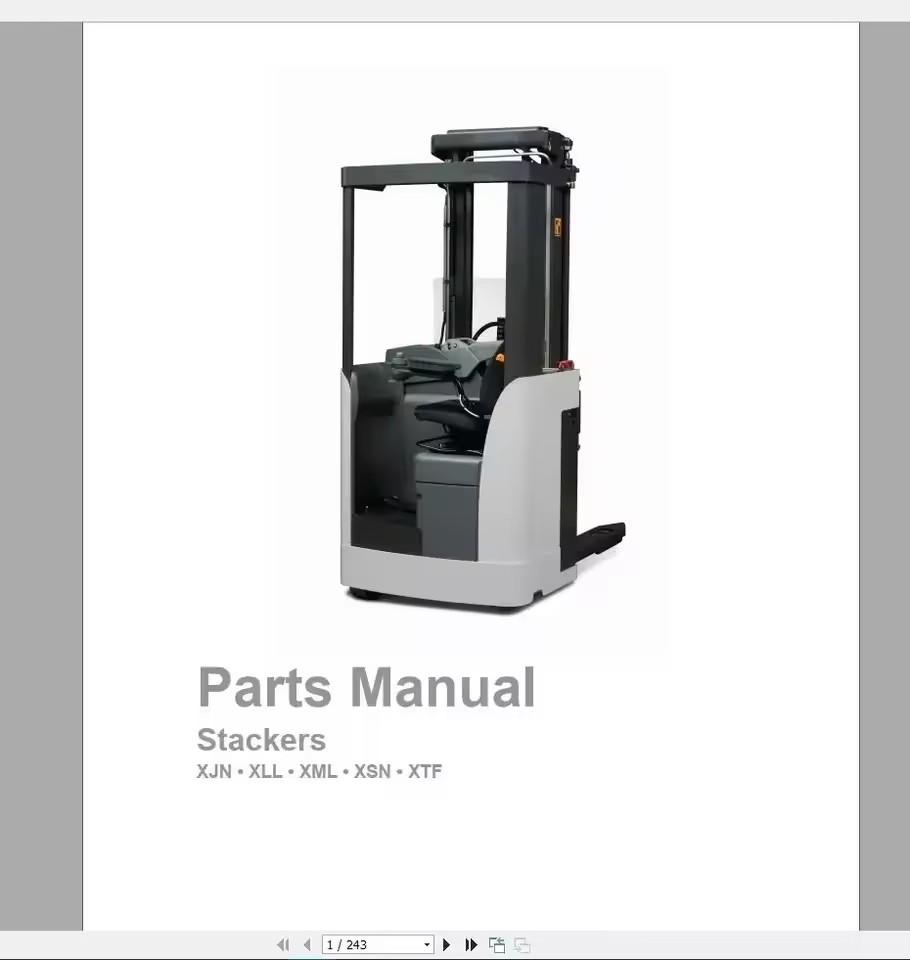 NISSAN UNICARRIERS Forklift Part Catalog & Service Manual (PDF) Updated 2017