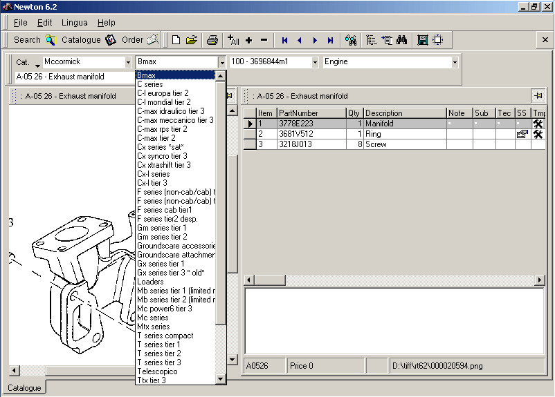 McCormick 7.3 Spare Parts Catalog
