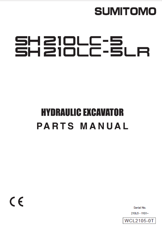 2024.06 Sumitomo Hydraulic Excavator Operation Manual, Repair Manual and Parts Catalog Collection