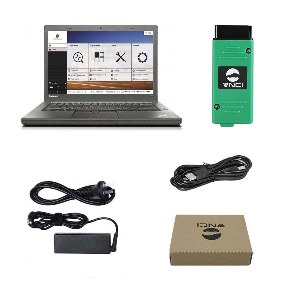 2025 VNCI Diagnostic Scanner for JLR DOIP Jaguar Land Rover Supports SDD Pathfinder Plus LENOVO T450 Laptop I7 Ready to Use