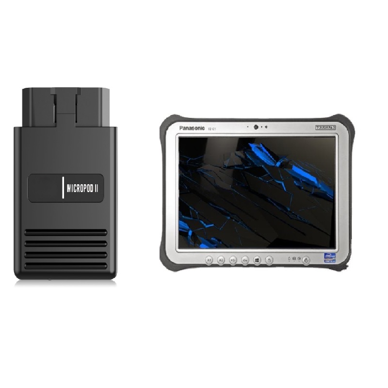 Chrysler Diagnostic Tool WiTech MicroPod 2 V17.04.27 With Panasonic FZ-G1 Tablet Ready To Use