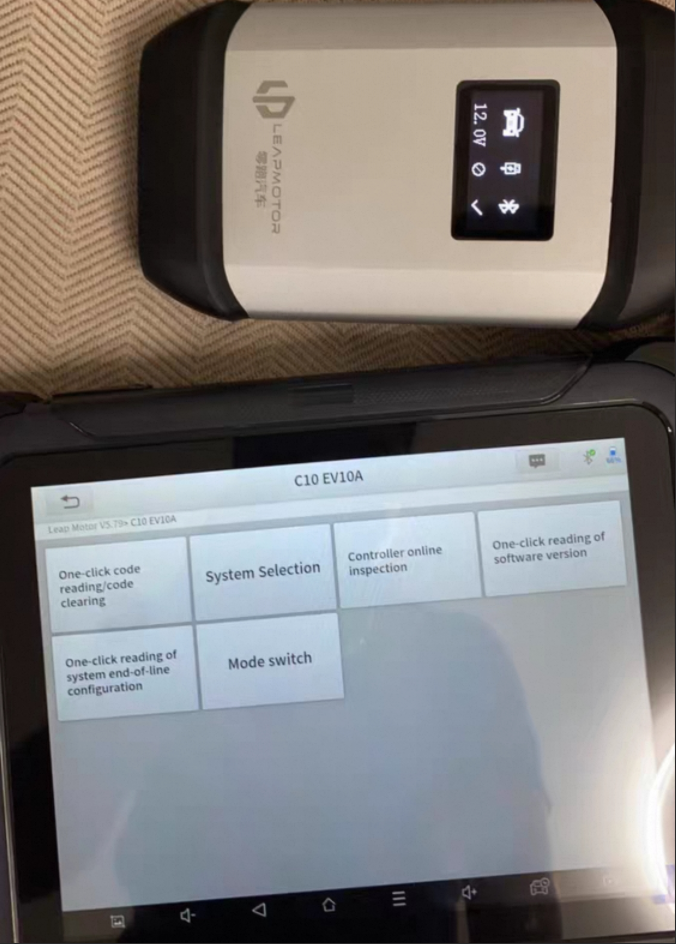 Original Leapmotor Car Fault Diagnostic Instrument for Leapmotor S01 C11 B10 T03 Support Online ECU Programming and Key Matching