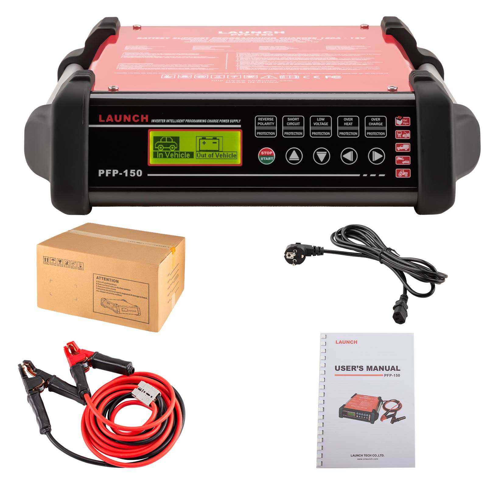LAUNCH PFP-150 Programming Flash Power with 5 protection Modes 1800w Power for Vehicle Diagnosis