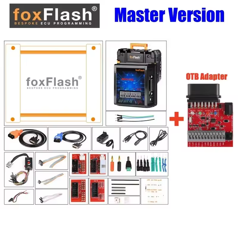 FoxFlash Master Version Super Strong ECU TCU Clone Chip Tuning Tool with OTB 1.0 Expansion Adapter