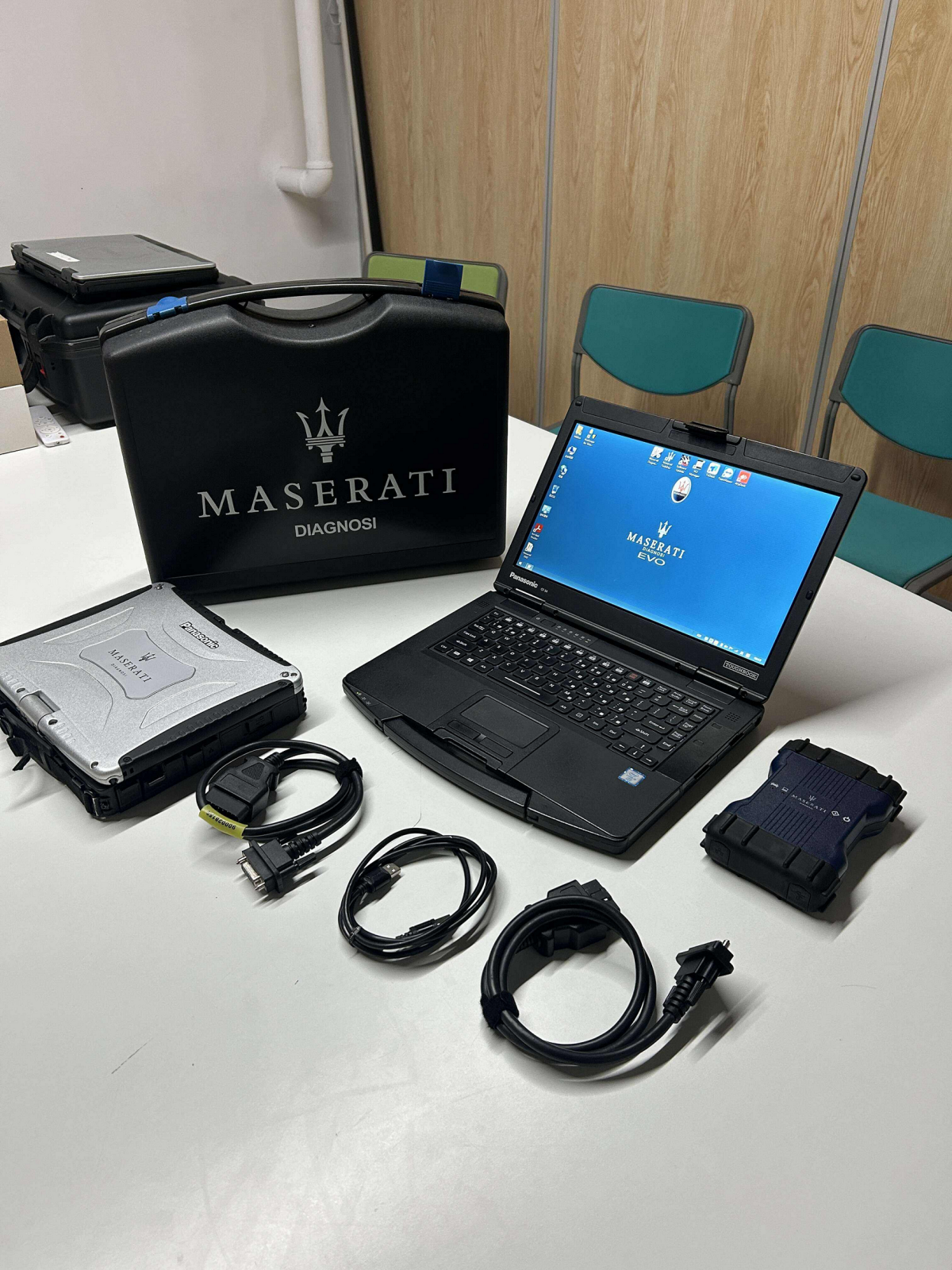 2024 Maserati MDVCI + EVO System Support Diagnosis For 1996-2024 All Maserati Installed on Panasonic CF-19 Laptop and Panasonic CF54 Laptop Ready to Use