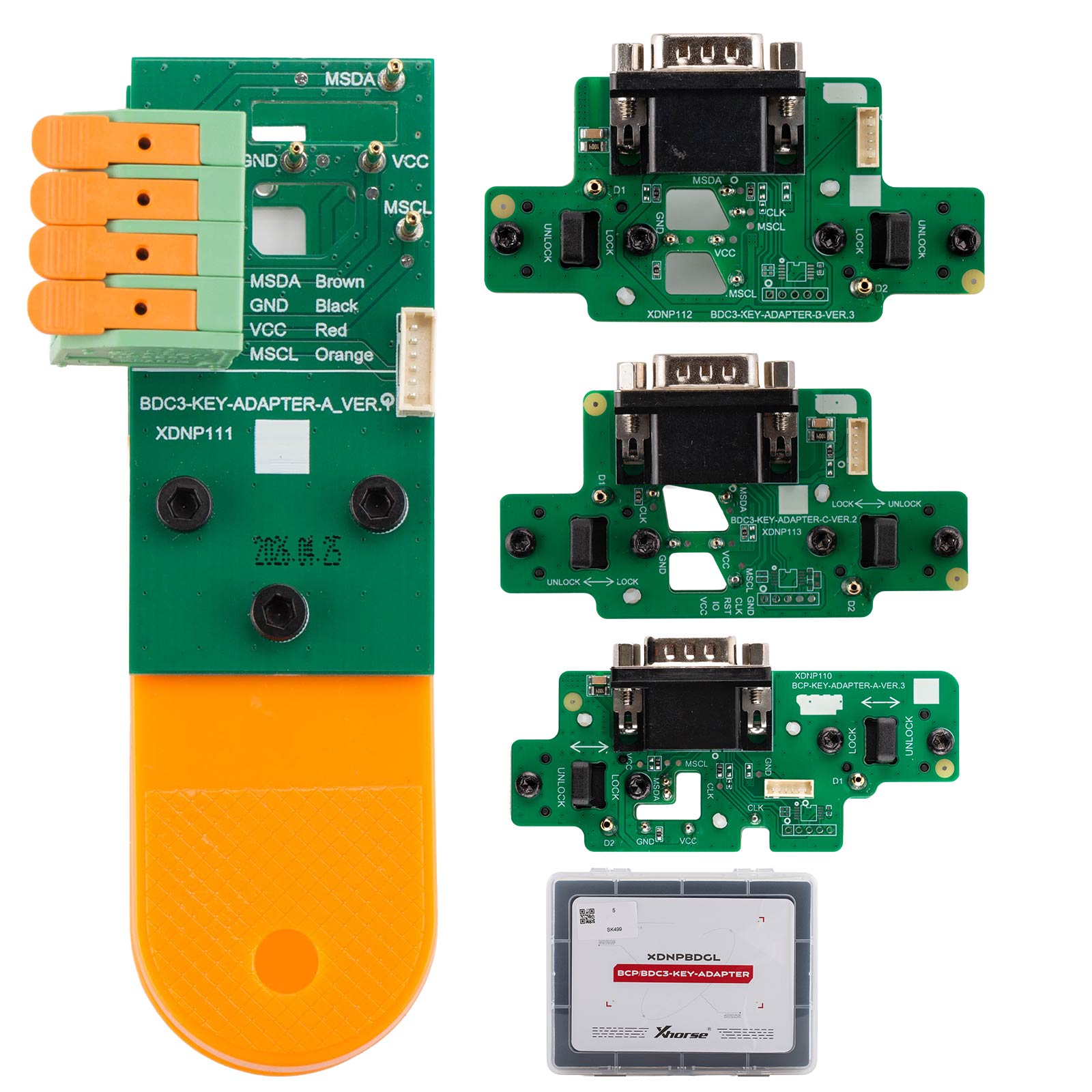 2026 Xhorse XDNPBDGL BM.W Dedicated Adapter BDC2/BDC3/BCP/U work with Multi Prog/ VVDI PROG/ Key Tool Series