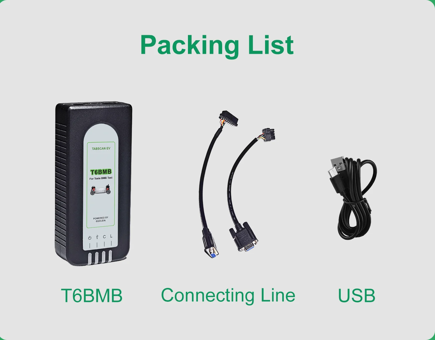 EUCLEIA T6BMB Tesla Battery Special Inspection T6BMB for Tesla Model S and Model X
