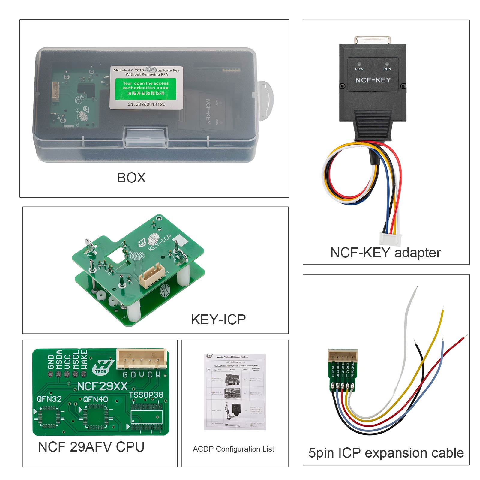 2026 Yanhua ACDP Module 47 with License A705 for 2018+ JLR Duplicate Key Without Removing RFA