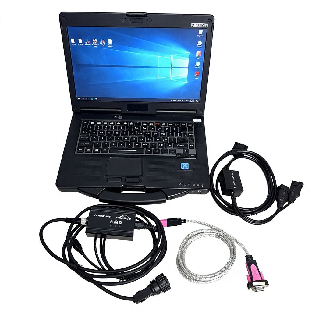 Forklift Truck Diagnostic Tool For Linde Canbox Doctor with Linde Pathfinder Software + PANASONIC CF53 Laptop